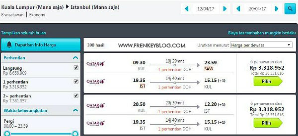 Tiket Murah ROMBONGAN Ke Eropa ( Pergi Pulang Turki )