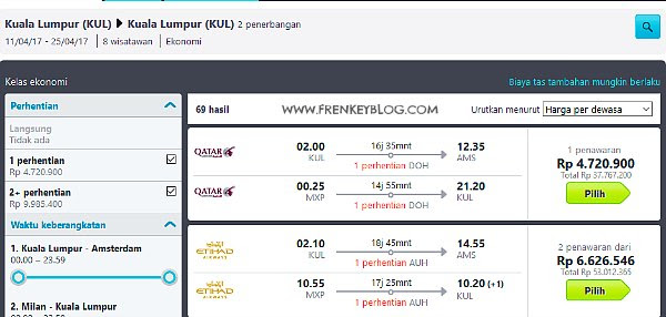 Tiket Murah ROMBONGAN Ke Eropa ( Pergi Belanda Pulang Milan )