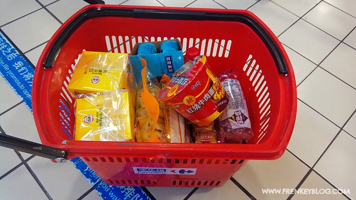 Hasil Belanja di Carrefour Shanghai