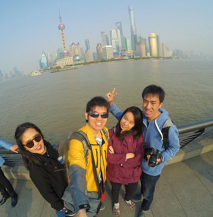 Wefie di The Bund - Shanghai