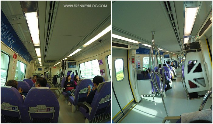 Suasana Kereta Bandara Taoyuan ke Taipei Main Station