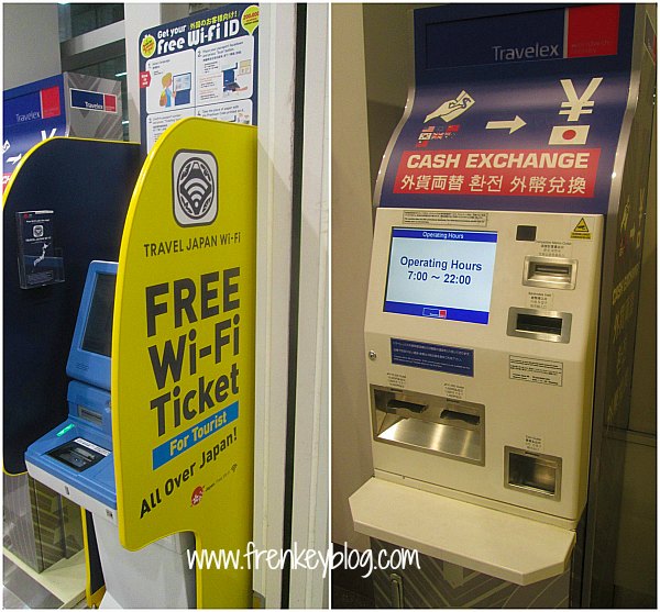 Free WIFI And Exchange Currency Machine - Haneda Airport Free WIFI And Exchange Currency Machine - Haneda Airport