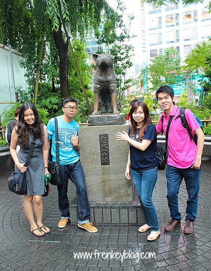 Patung Hachiko di Shibuya Station Patung Hachiko di Shibuya Station