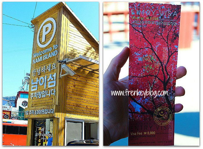 Gerbang Dermaga Nami Island dan Tiket Kapal Feri Nami Island